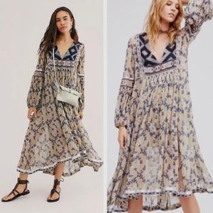 Free People Bold Blooms Maxi Dress